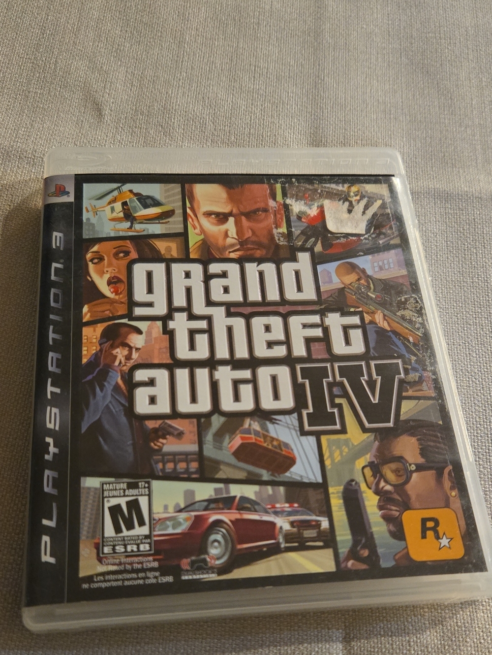 Grand Theft Auto IV (PlayStation 3) - Black Cover